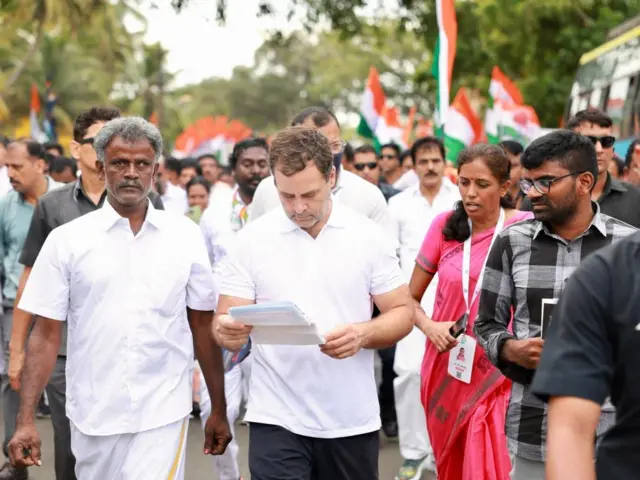 భారత్ జోడో యాత్రలో రాహుల్ గాంధీ