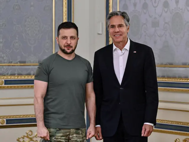 Зеленський та Блінкен