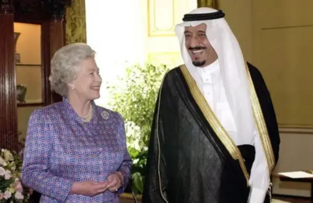 Sarki Salman da Sarauniya Elizabeth ta II