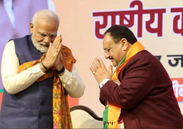 મોદી અને નડ્ડા