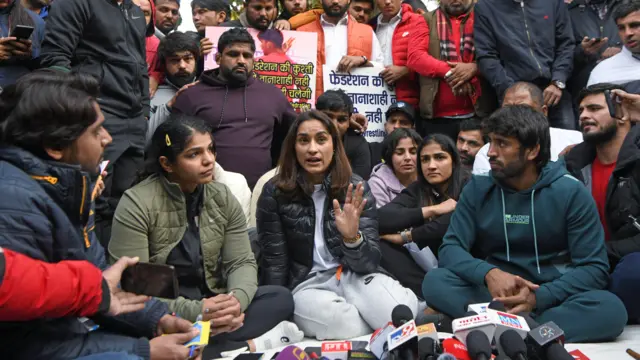 कुश्ती पहलवानों का विरोध प्रदर्शन