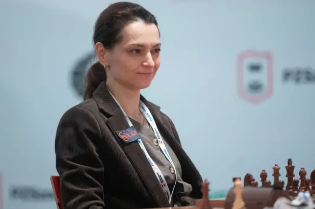 Александра Костенюк во время соревнований в Варшаве, декабрь 2021 года