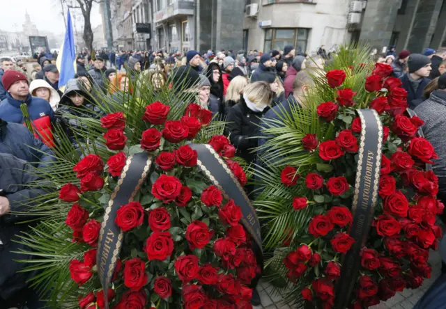 прощание с погибшими в Броварах