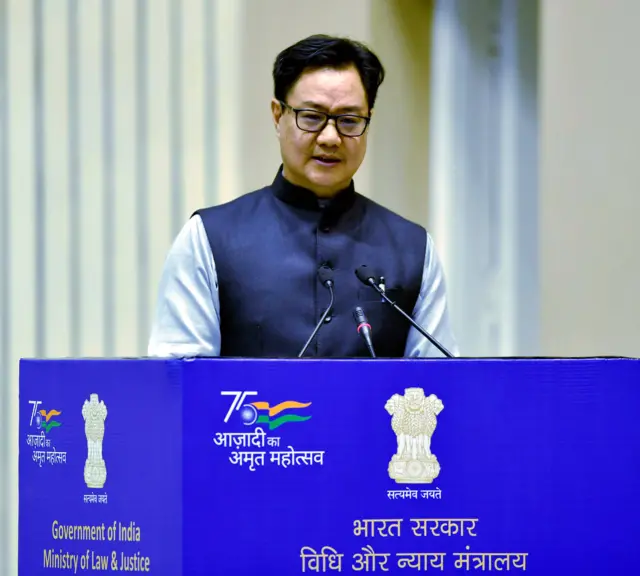 कानून मंत्री किरेन रिजिजू