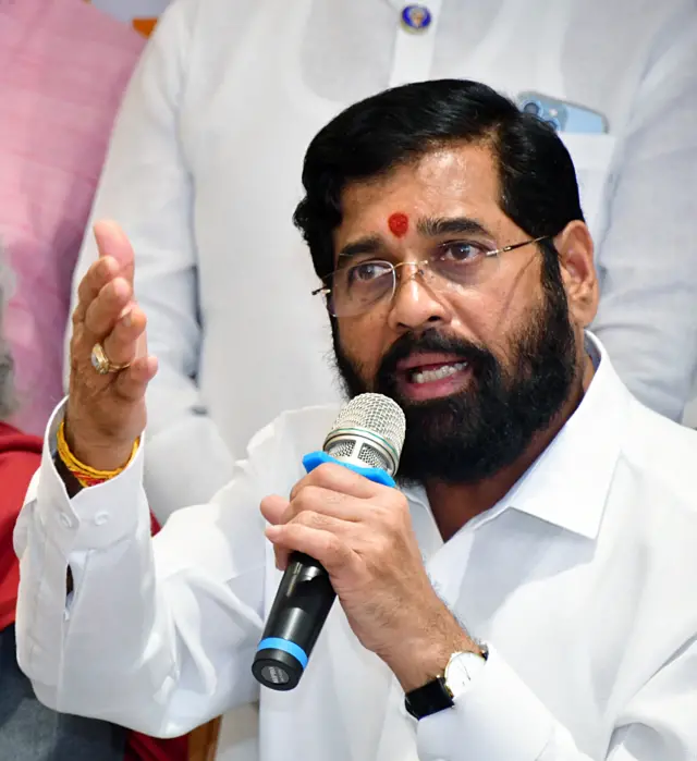 महाराष्ट्र के मुख्यमंत्री एकनाथ शिंदे