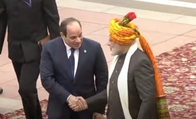 मोदी, अल-सीसी