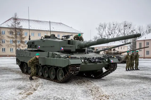 Танк Leopard-2 вооруженных сил Чехии