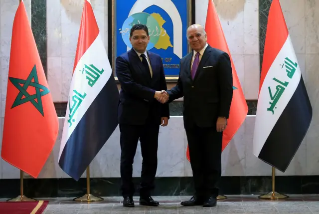 خلال لقاء الوزيرين في بغداد