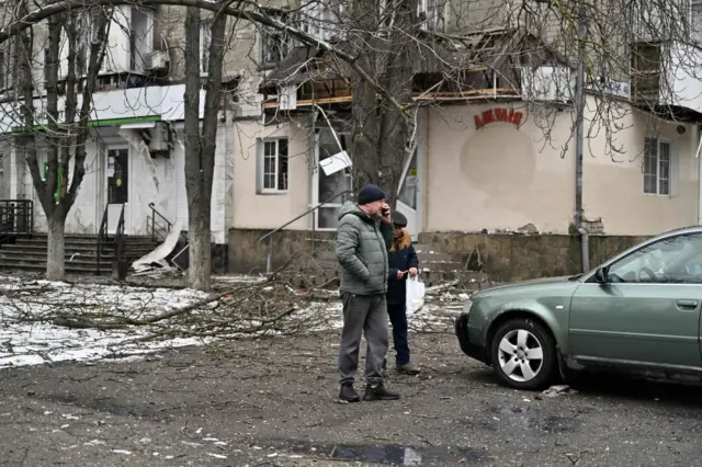 Херсон после обстрела, 29 января 2023 года