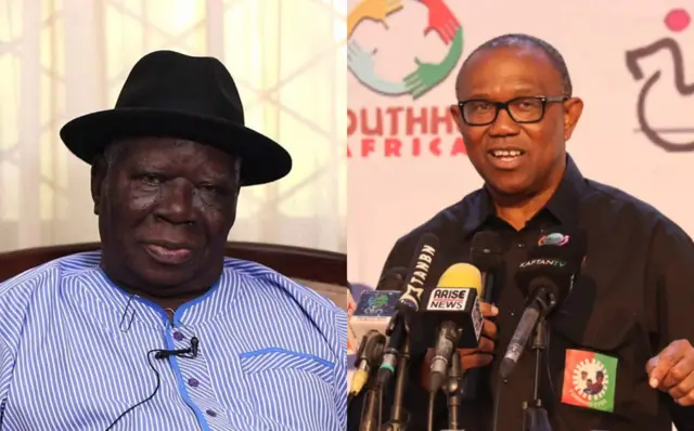 Edwin Clark and Peter Obi