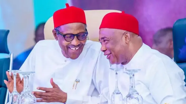 Muhammadu Buhari na Hope Uzodimma
