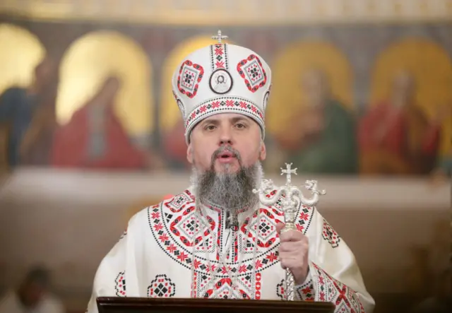 предстоятель ПЦУ Епифаний в Киево-Печерской лавре