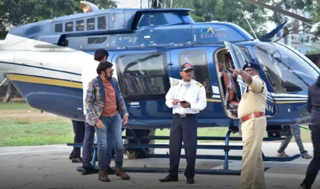 బాలకృష్ణ హెలికాప్టర్