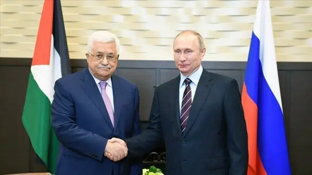 الرئيس الروسي والرئيس الفلسطيني