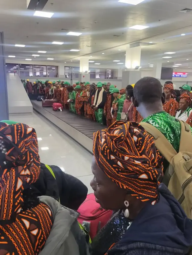 Nigerian Christian pilgrims