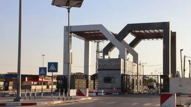 معبر رفح على الحدود المصرية مع غزة