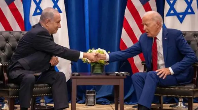 జో బైడెన్ - నెతన్యాహు