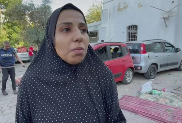 غزہ کے ہسپتال میں دھماکے میں زندہ بچ جانے والے