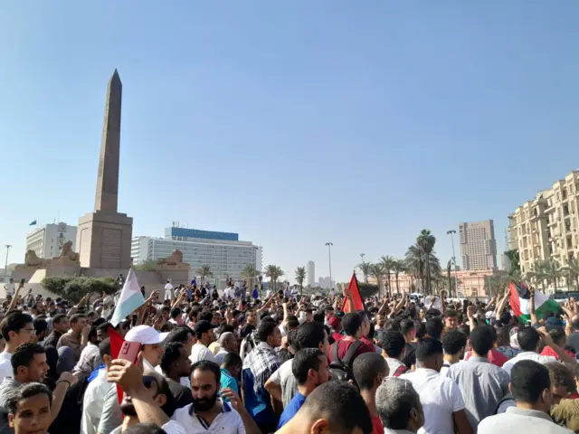 مظاهرة في القاهرة