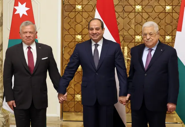السيسي عبد الله أبو مازن