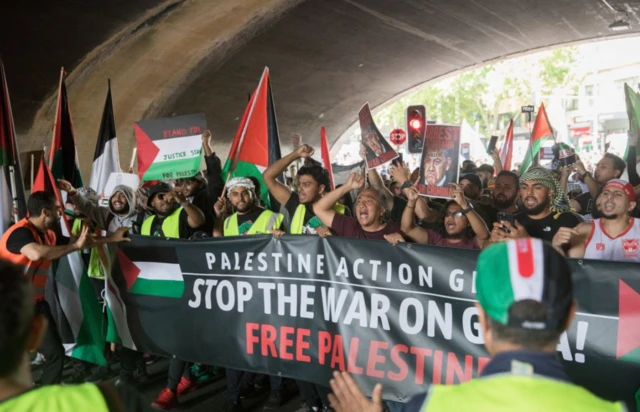 مسيرة مؤيدة للفلسطينيين في أستراليا