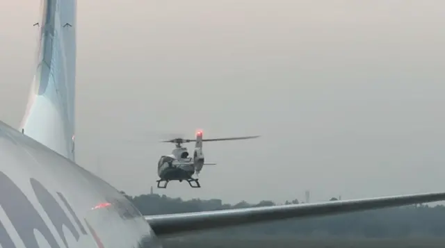 نواز شریف ہیلی کاپٹر کے ذریعے جلسہ گاہ روانہ