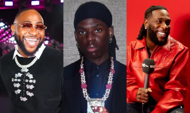 Davido, Rema na Burna Boy