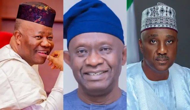 Godswill Akpabio, Sunday Karimi, na Tajudeen Abbas
