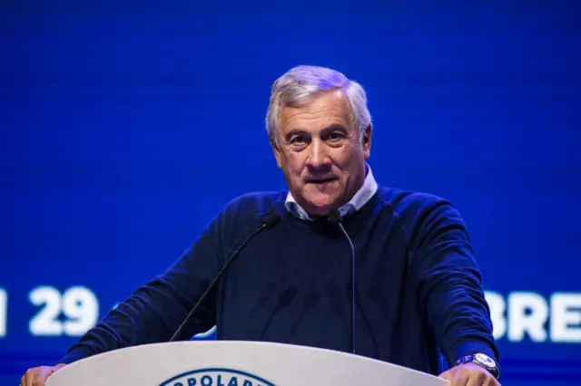 İtalya Dışişleri Bakanı Antonio Tajani
