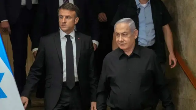 Макрон и Нетаньяху