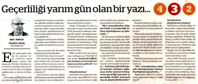 köşe yazısı