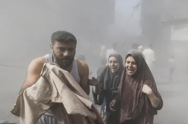 آثار القصف الإسرائيلي لغزة