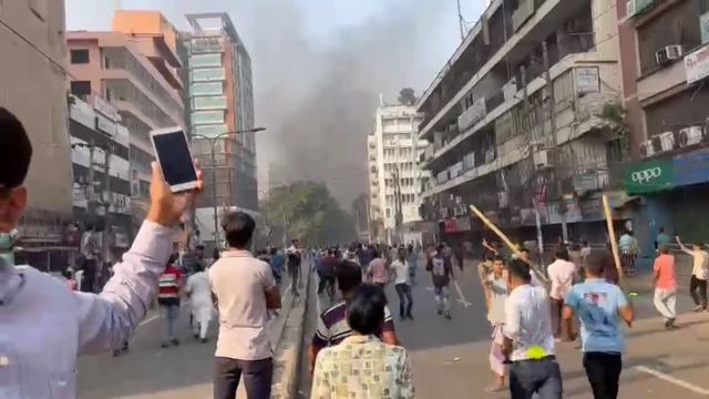 পল্টনে ধাওয়া-পাল্টা ধাওয়ার চিত্র