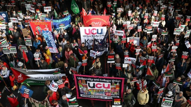 Londra'da Gazze protestosu