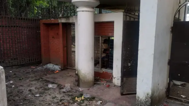 প্রধান বিচারপতির বাসভবনের নিরাপত্তাচৌকি