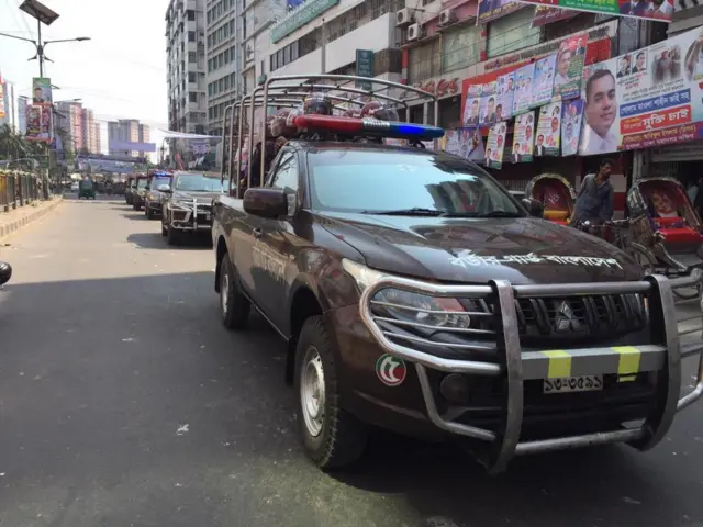 বিজিবির টহল চলছে রাজধানী জুড়ে