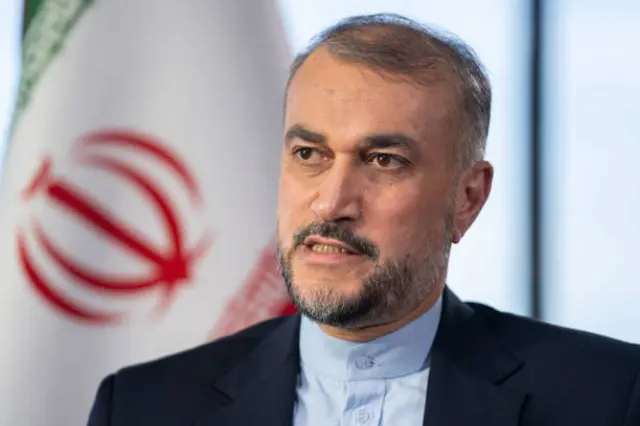 وزير الخارجية الإيراني حسين أمير عبد اللهيان