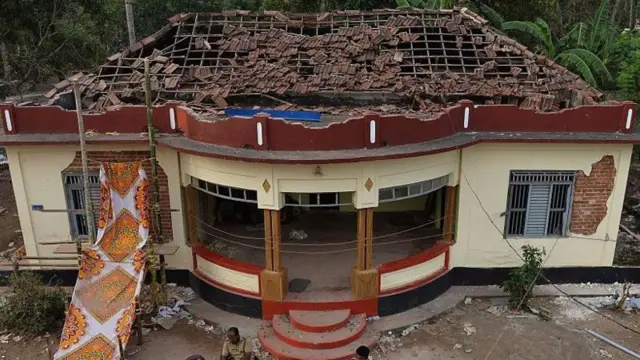 धमाके के बाद कोच्चि का येहोवा विटनेस ईसाई समुदाय का कन्वेंशन सेंटर