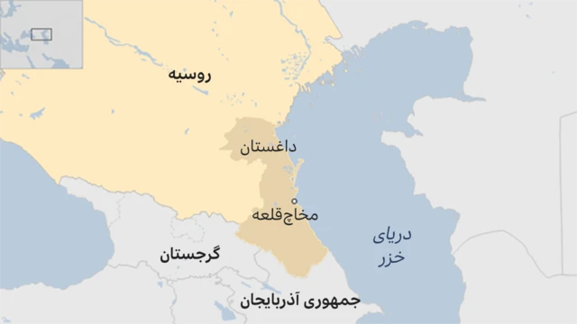 نقشه داغستان