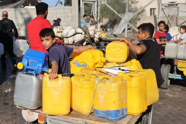 أزمة مياه في غزة بسبب الحصار الإسرائيلي
