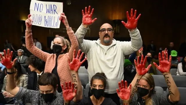 US Protesters