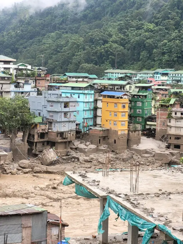 सिक्किम में फ्लैश फ्लड