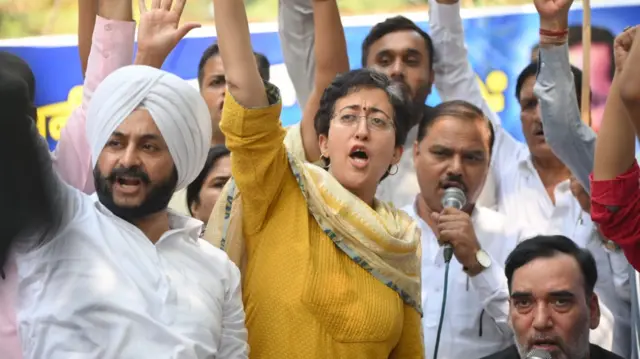 आम आदमी पार्टी प्रदर्शन