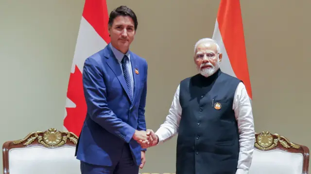 कनाडा के पीएम जस्टिन ट्रूडो और भारतीय पीएम नरेंद्र मोदी