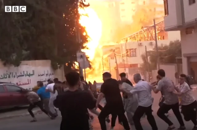 गजा पर हमला