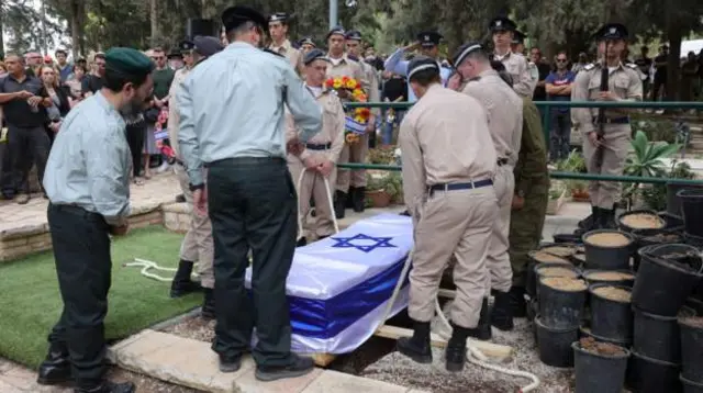 Israel soldier burial