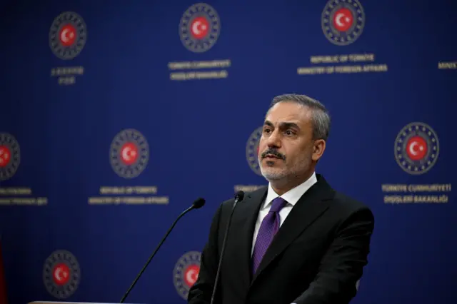 Dışişleri Bakanı Hakan Fidan