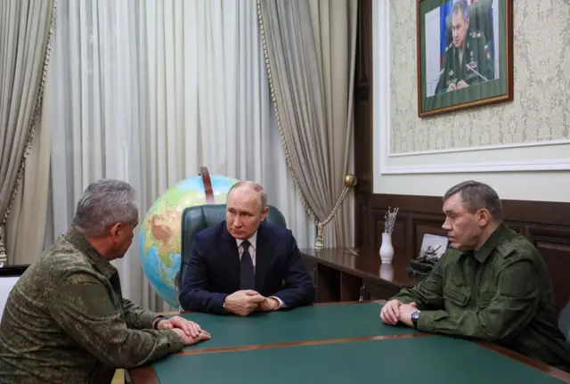 Путин в штабе