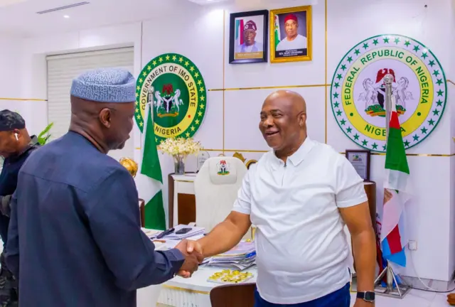 Govnor Biodun Oyebanji of Ekiti state wit Govnor Hope Uzodinma