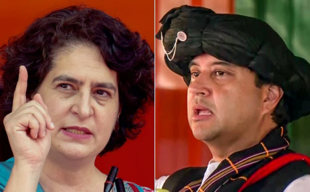 प्रियंका और सिंधिया